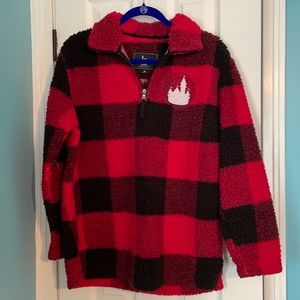 Disney inspired fuzzy pullover- size M